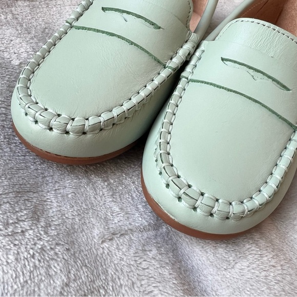 Perroquet Kids Mint Green Loafers - Picture 6 of 14